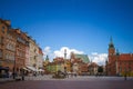 Poland, Warsaw, Zamkowy Square and King Sigismund`s Column