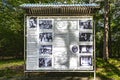 Poland 14-09-2018 Wolf, s Lair Hitler, s Headquarters Near the city of Ketrzyn, north / east Poland View of a photo showcase, wh