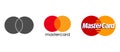 POLAND, WROCLAW - JULY 22, 2022: Collection of badges of the MASTERCARD international payment system. Vector variants for websites