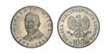 Poland 100 zlotys, 1984 110th anniversary of the birth of Wincenty Witos