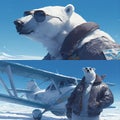 Polar Bear Aviator Sunglasses Adventure