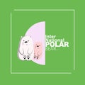 Polar bear baby, bear day, international day, polar bear day, white bear, speaical day, 27 febuary, 27