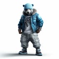 Hip Hop Bear Hd 3d Wallpapers: Stylish Costume Design And Realistic Renderings
