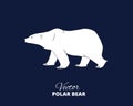 Polar bear hand drawn illustration Royalty Free Stock Photo