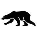 Polar bear logo, bear logo, animal logo, sticker label