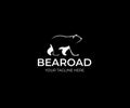 Polar Bear Logo Template. Animal Vector Design