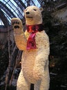 Polar Bear made of flowers Bellagio Las Vegas Atrium