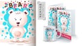 Polar bear - mockup for your idea Royalty Free Stock Photo