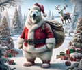 Polar Bear Santa