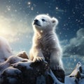 Polar bear Ursus months old