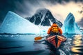 polar cold extreme boat trip winter kayaking in antarctica