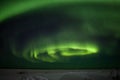 Polar lights in far Russian North