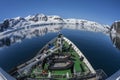 Antarctica - Polar Research Vessel - Paradise Bay Royalty Free Stock Photo