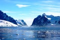 Polar shores in Antarctica Royalty Free Stock Photo