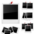 Polariod frames photo Royalty Free Stock Photo