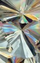 Polarized light on crystals Royalty Free Stock Photo