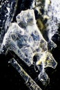 Polarized Light makes Crystals gleam Royalty Free Stock Photo