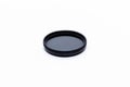 Polarizing filter for the camera on a white background