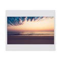 Polaroid beach photo isolated on white digital art