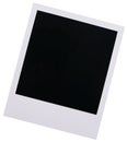 Polaroid film blank Royalty Free Stock Photo