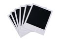 Polaroid film blanks Royalty Free Stock Photo