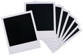 Polaroid film blanks Royalty Free Stock Photo