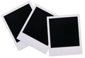 Polaroid film blanks Royalty Free Stock Photo