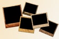 Polaroid frames Royalty Free Stock Photo