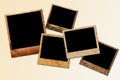 Polaroid frames Royalty Free Stock Photo