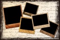 Polaroid frames Royalty Free Stock Photo