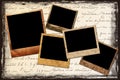 Polaroid frames Royalty Free Stock Photo