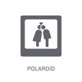 Polaroid icon. Trendy Polaroid logo concept on white background