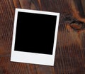 Polaroid instant photo frame Royalty Free Stock Photo