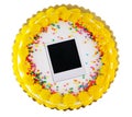 Polaroid party cake 2 Royalty Free Stock Photo