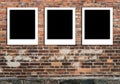Polaroid pattern for photo frames with background texture