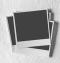 Polaroid photo cards Royalty Free Stock Photo