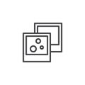 Polaroid Photo outline icon