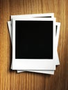 Polaroid style photo frame Royalty Free Stock Photo