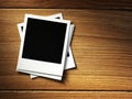 Polaroid style photo frame Royalty Free Stock Photo