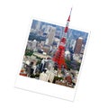 Polaroid Tokyo tower, Japan Royalty Free Stock Photo