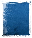 Polaroid Transfer Blue Background