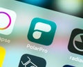 PolarPro app icon on Apple iPhone screen