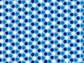 Polcadot art 3 colors blue wallpaper