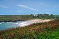 Poldhu cove, A sandy sheltered beach on the west coast of the Lizard