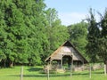 Old Barn with American Flag on it Royalty Free Stock Photo