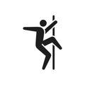 Pole Climber Icon Royalty Free Stock Photo