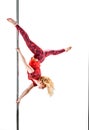 Pole dance girl, pole fitness