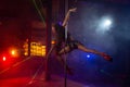 Pole Dancer Performing in night club