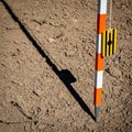 Of the pole is embedded in the ground, highlighting its functi Royalty Free Stock Photo