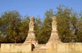 Pole or enterance gate at Modhera Sun Temple, Gujarat